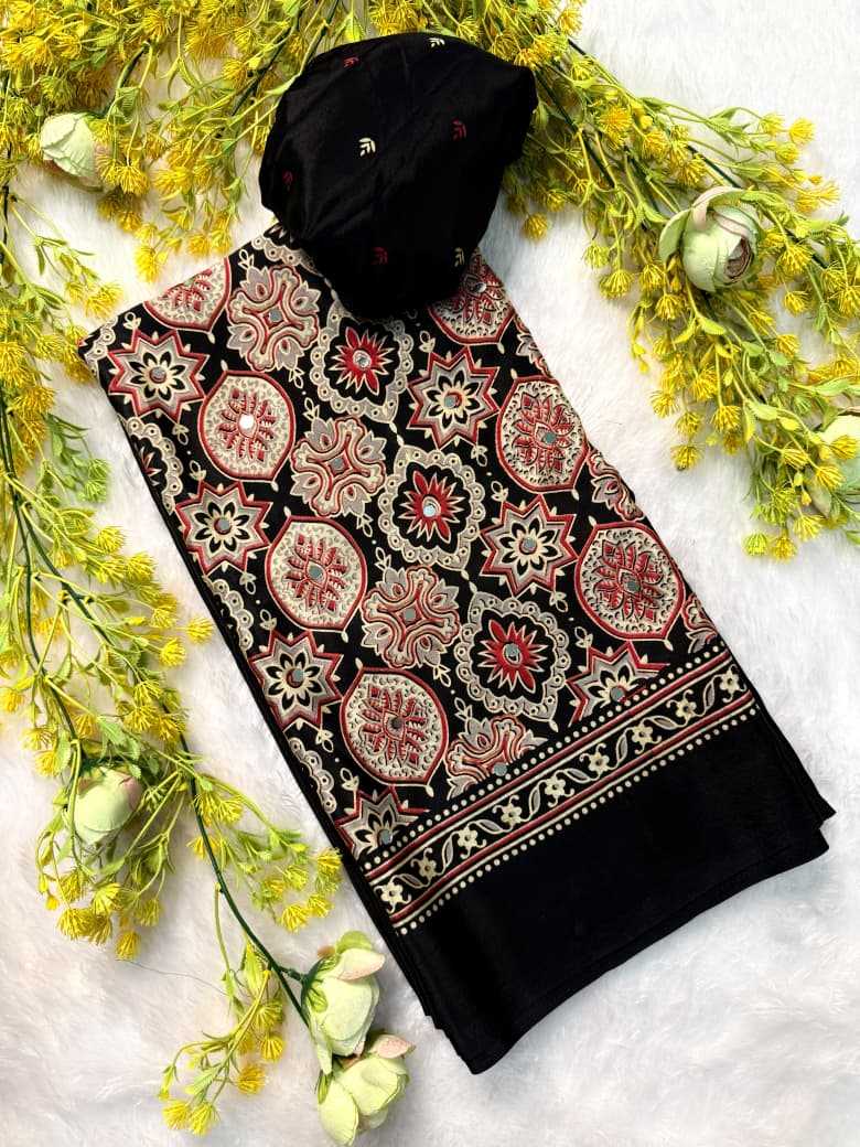 Crepe Silk Gajji Modal Saree