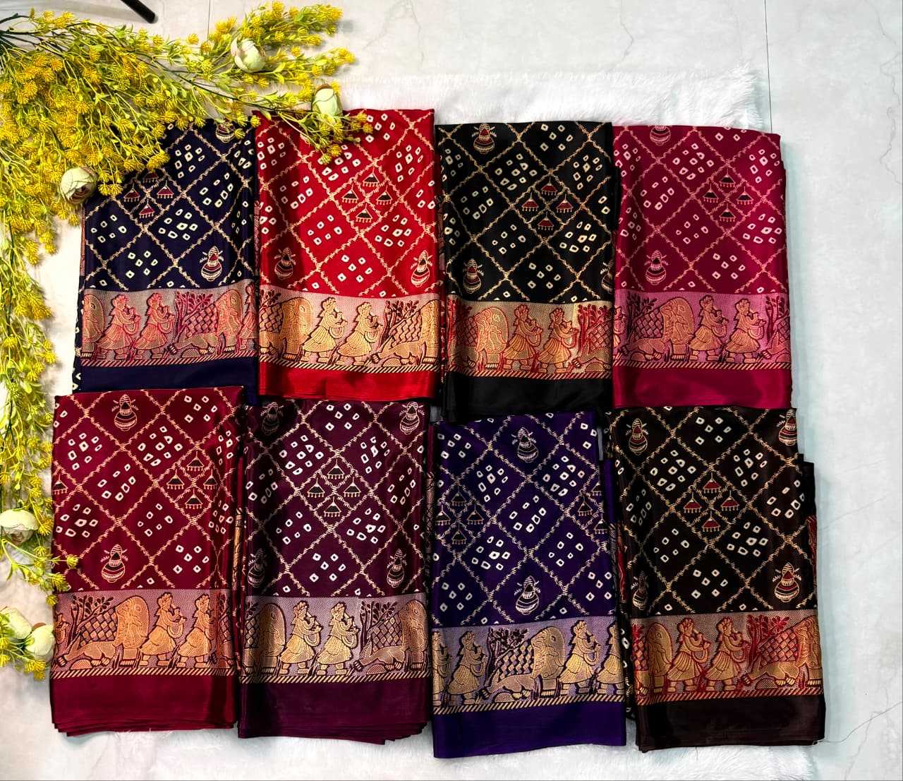 Crepe Silk Gajji Modal Saree