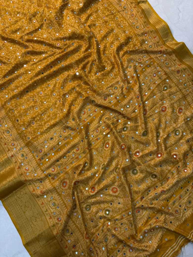 Crepe Silk Gajji Modal Saree