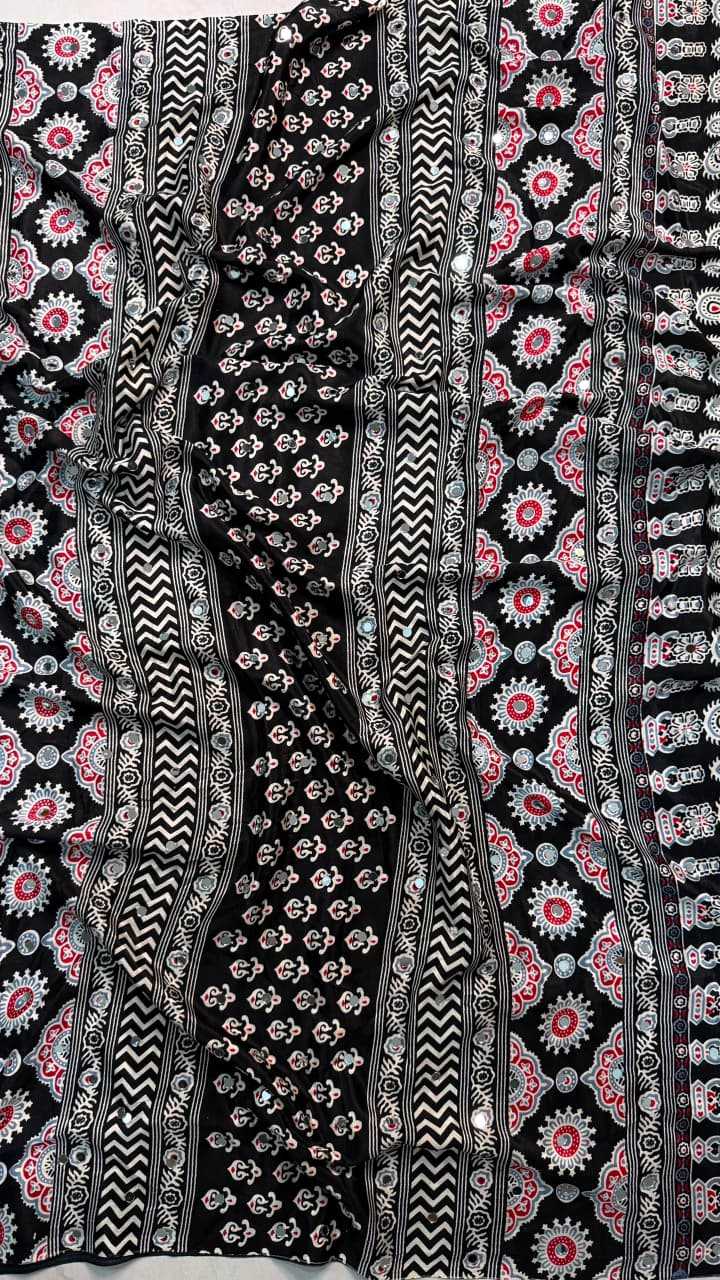 Ajrakh Saree