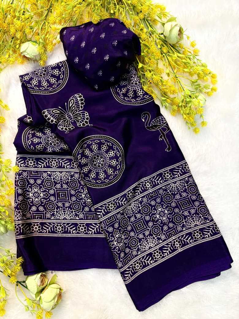 Ajrakh Saree
