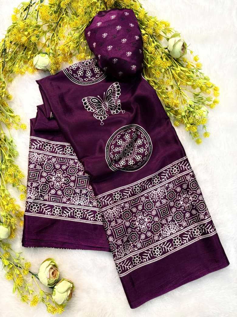 Ajrakh Saree