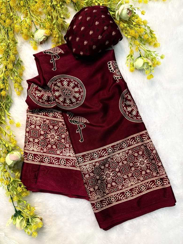 Ajrakh Saree