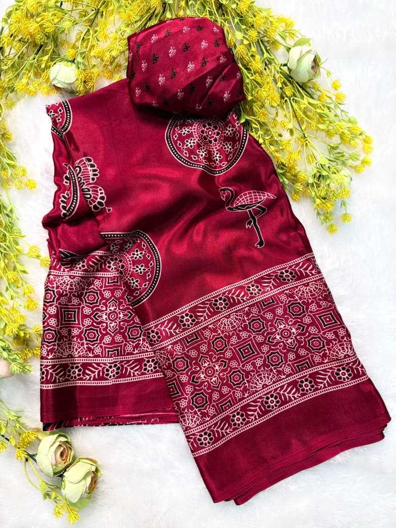 Ajrakh Saree