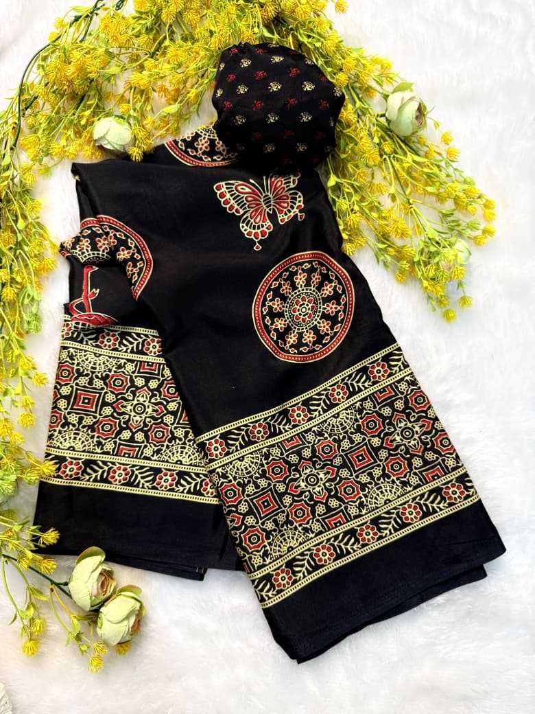 Ajrakh Saree