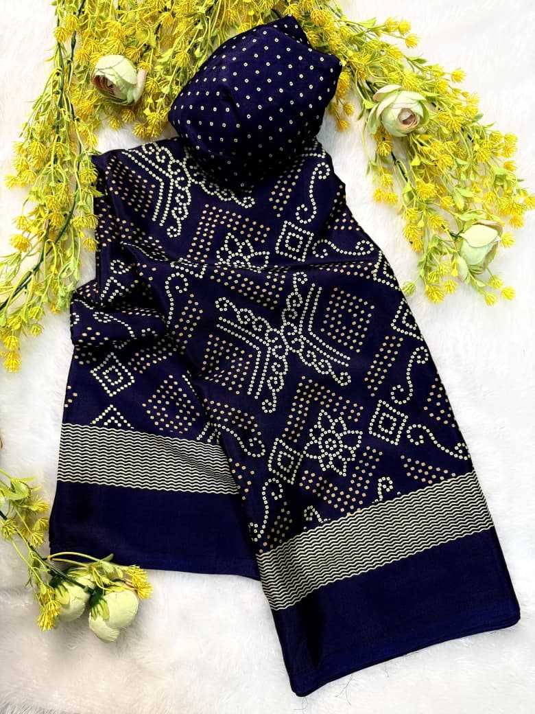 Crepe Silk Gajji Modal Saree