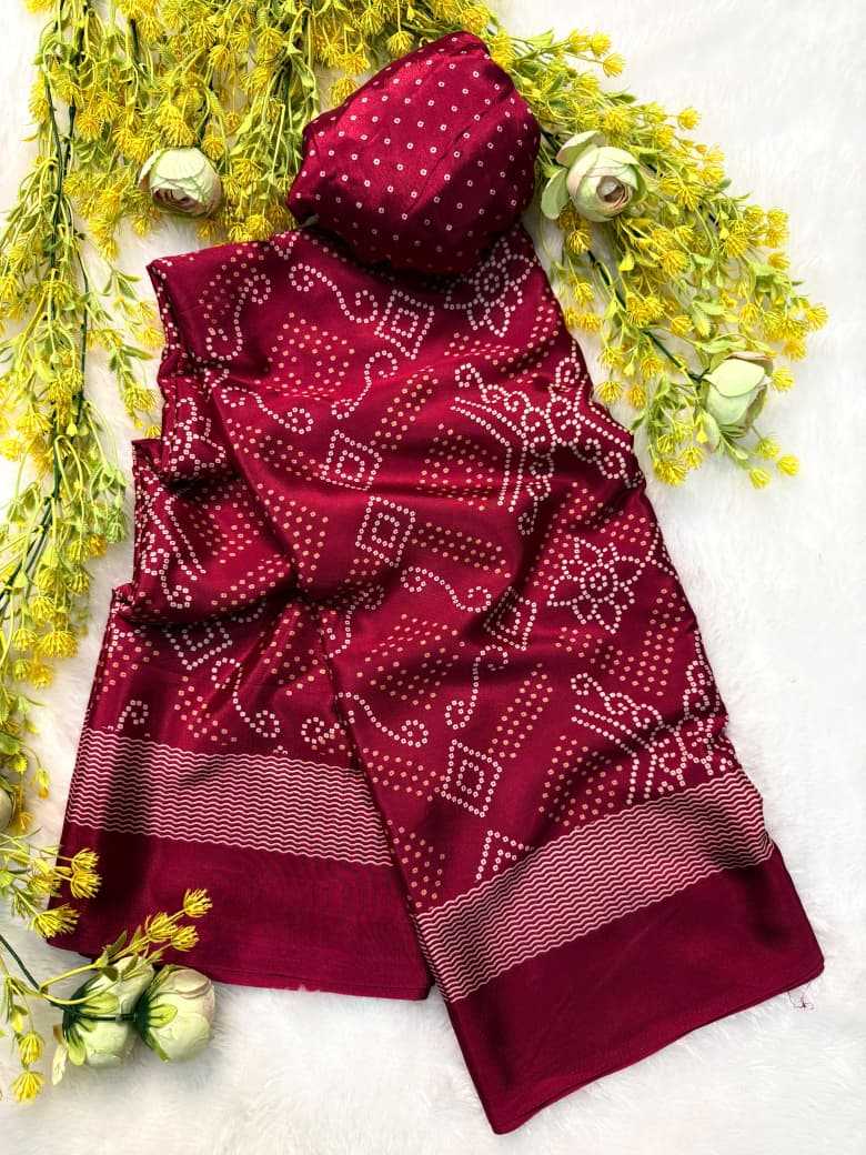 Crepe Silk Gajji Modal Saree