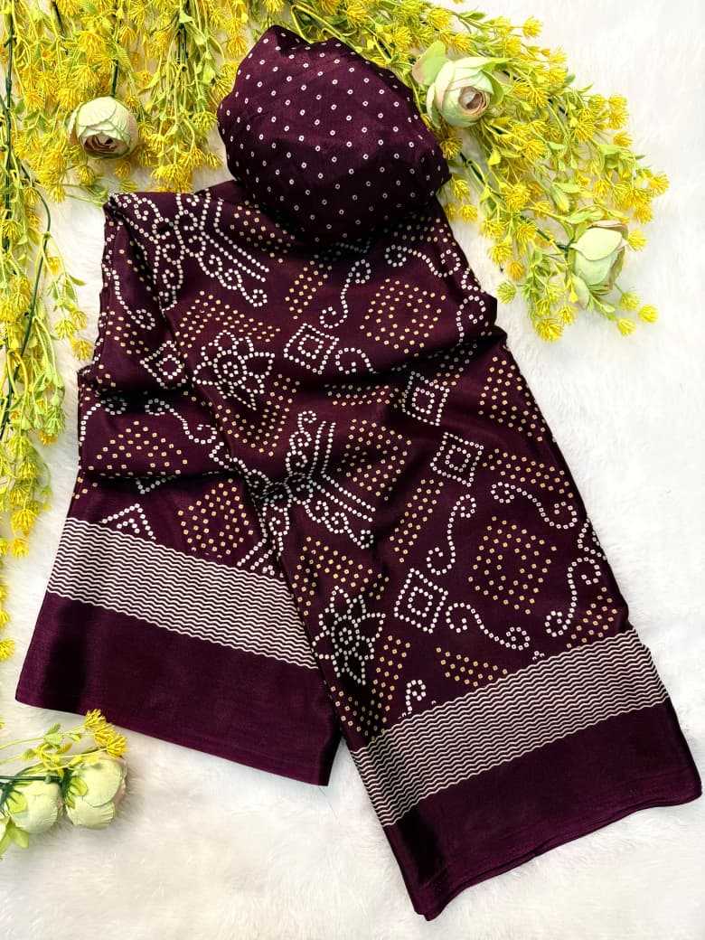 Crepe Silk Gajji Modal Saree