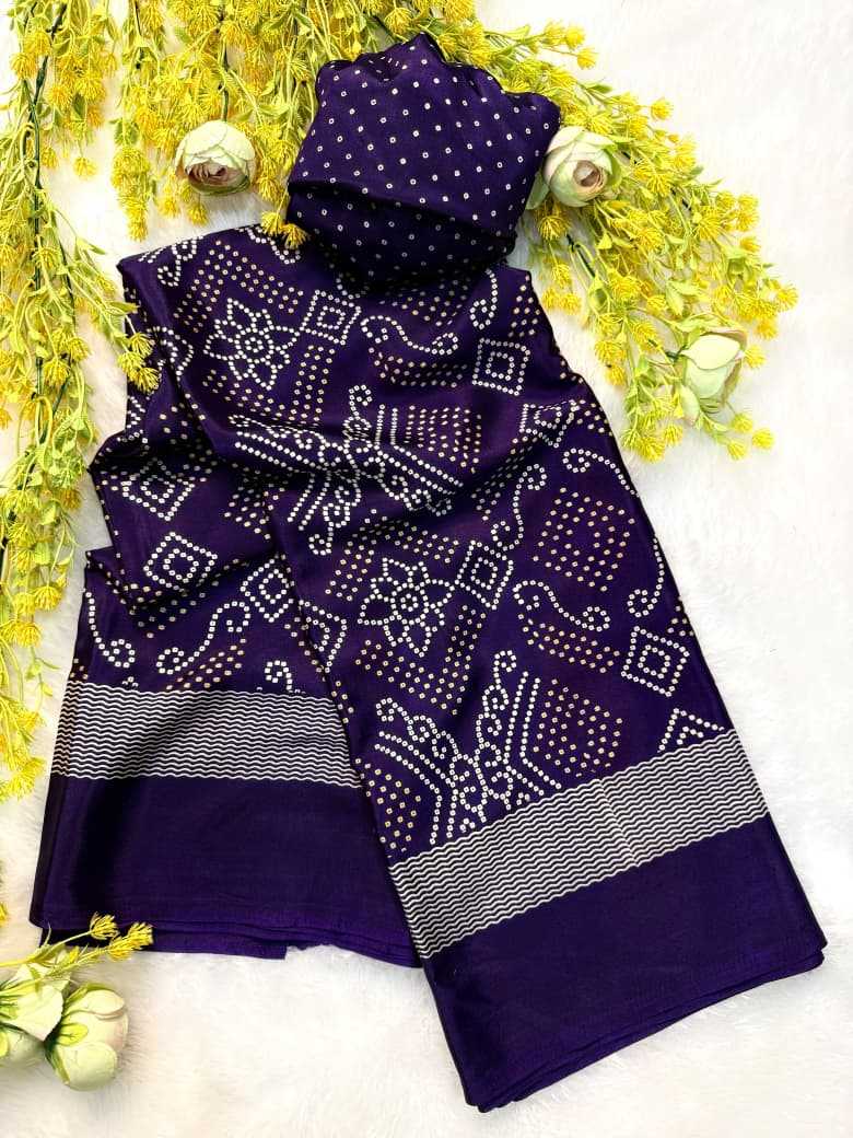 Crepe Silk Gajji Modal Saree