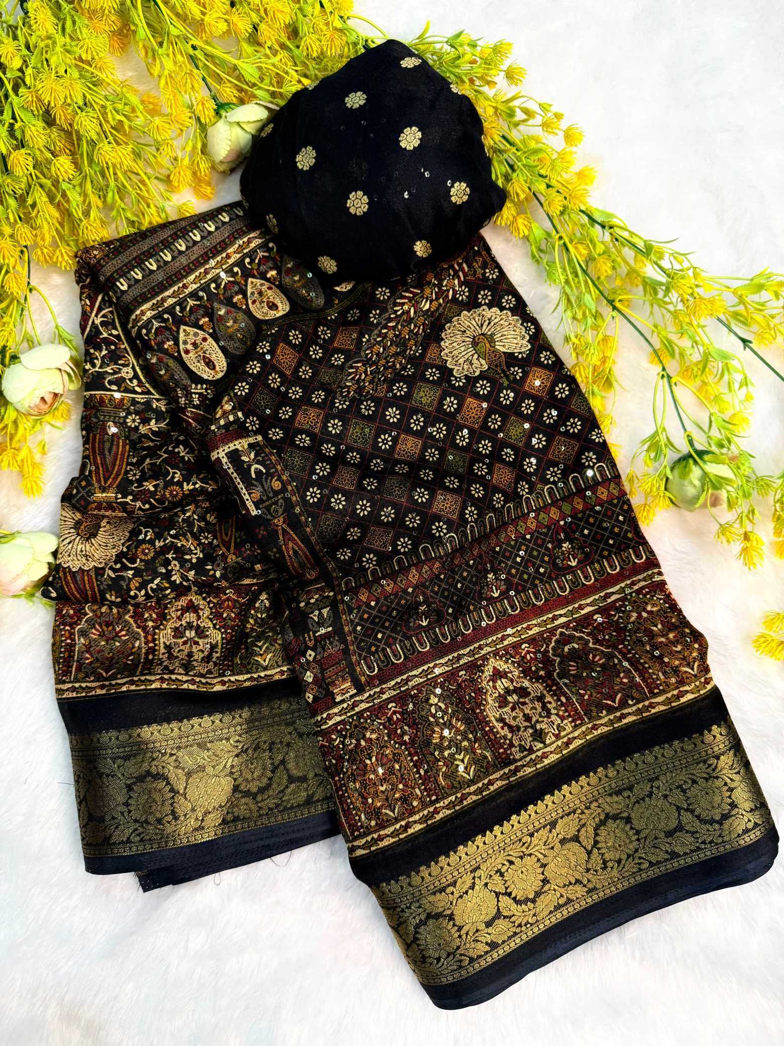 Pure Silk Printed Saree