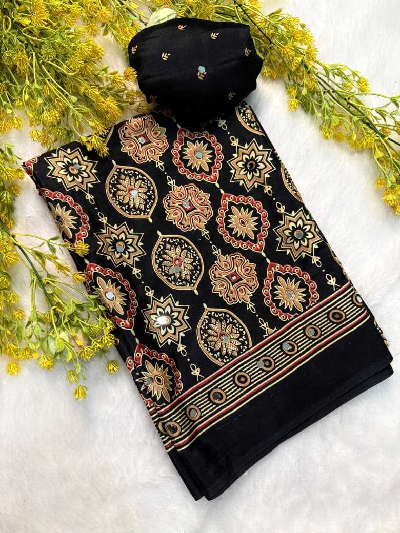 Crepe Silk Gajji Modal Saree