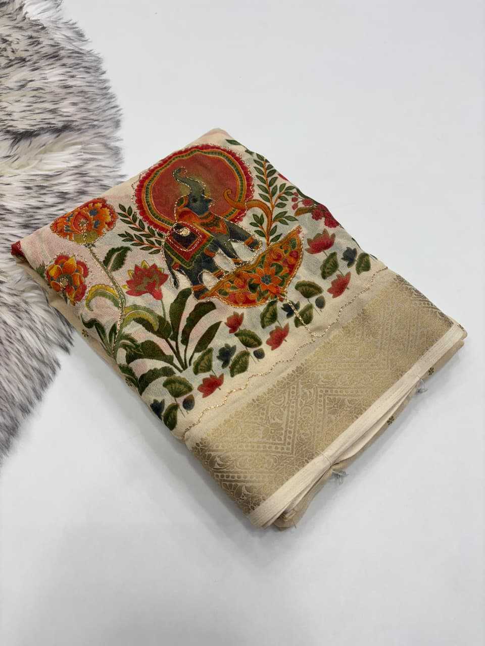 Printed Silk Saree