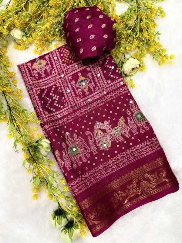 Jacquard Saree