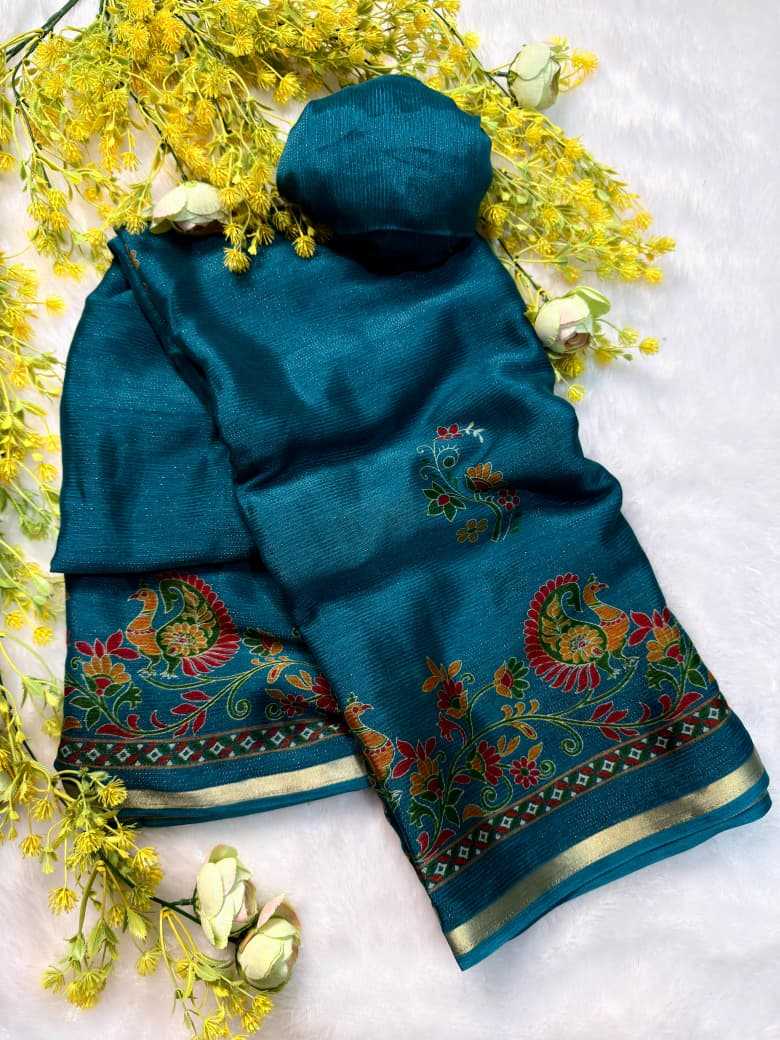 Chinon Silk Designer Saree