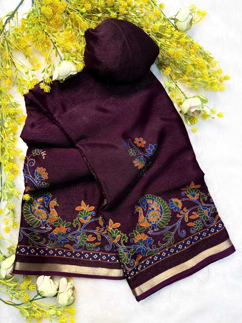 Chinon Silk Designer Saree