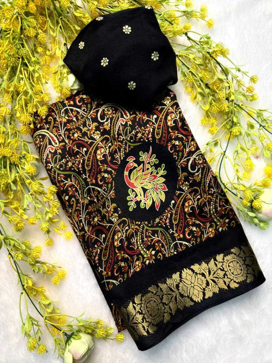 Crepe Traditional Saree