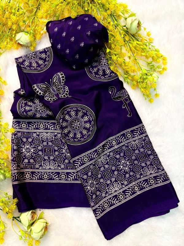 Crepe Designer Saree