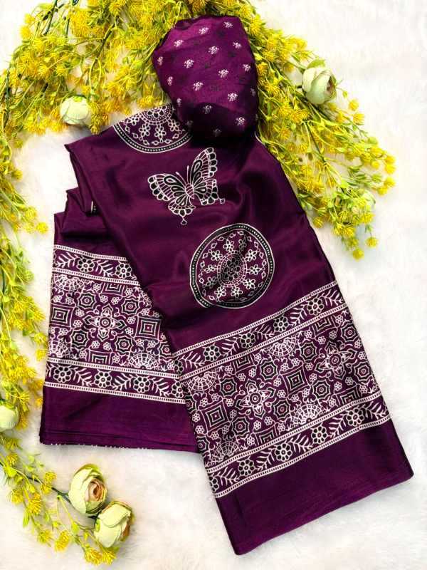 Crepe Designer Saree