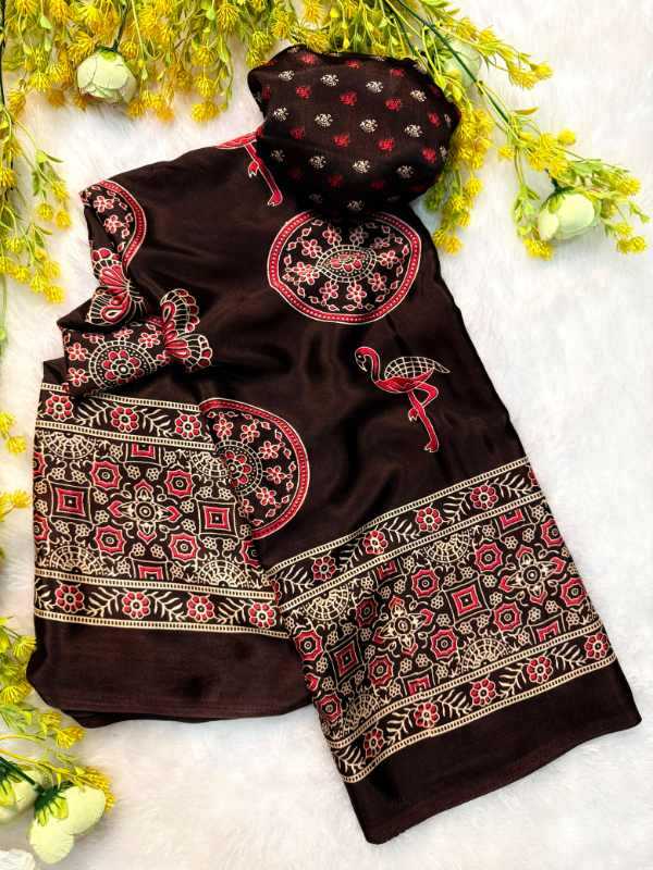 Crepe Designer Saree