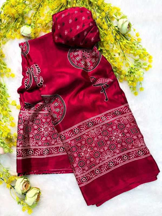 Crepe Designer Saree