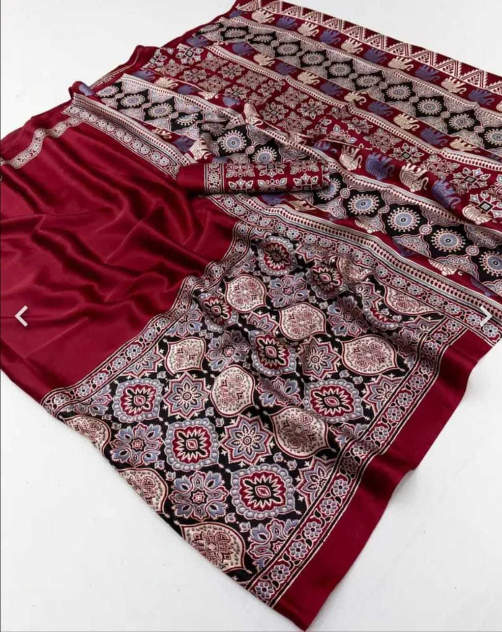 Ajrakh Saree