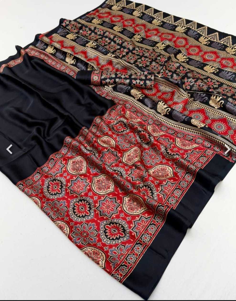 Ajrakh Saree