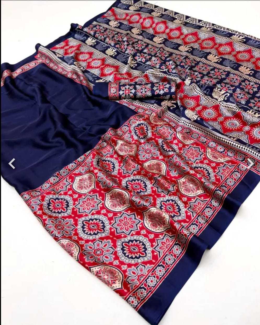 Ajrakh Saree