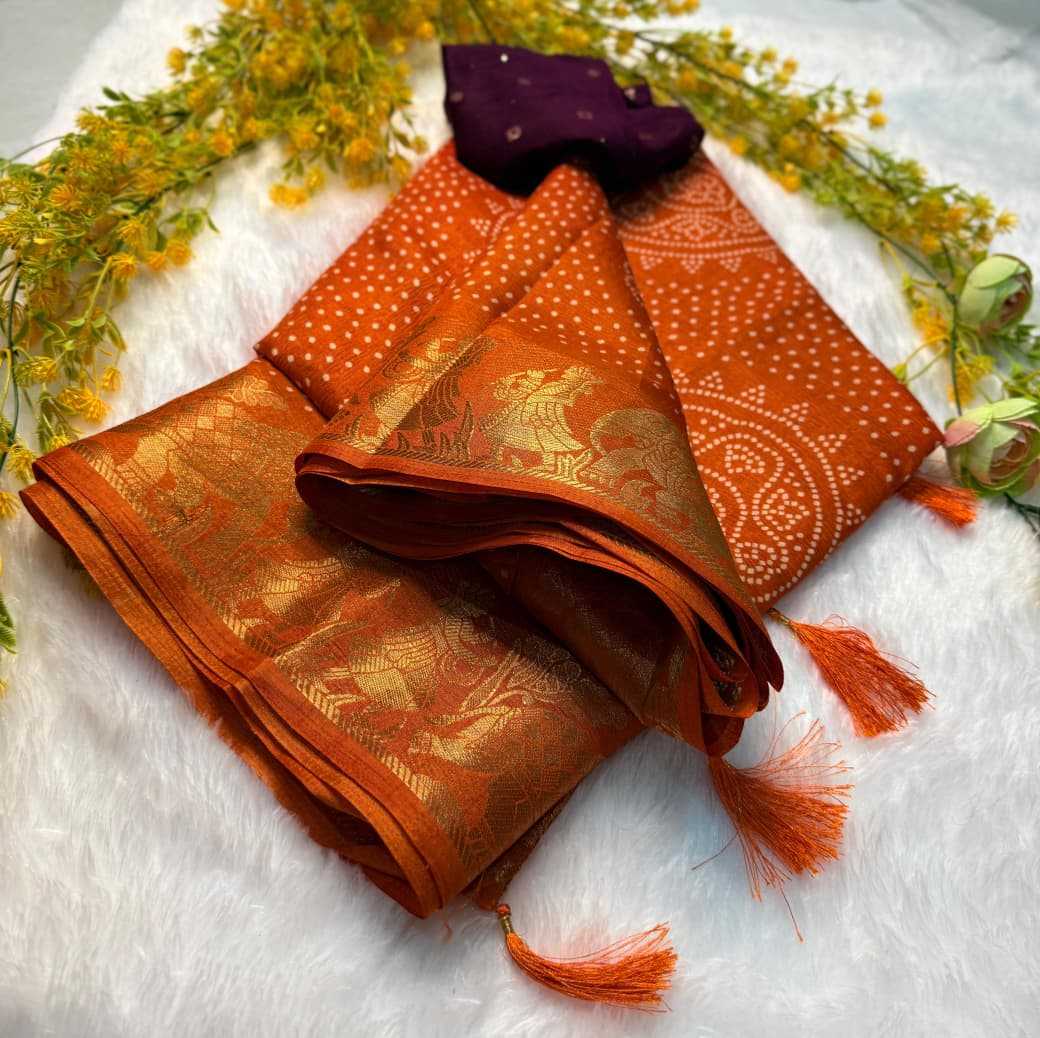 Crepe Silk Gajji Modal Saree