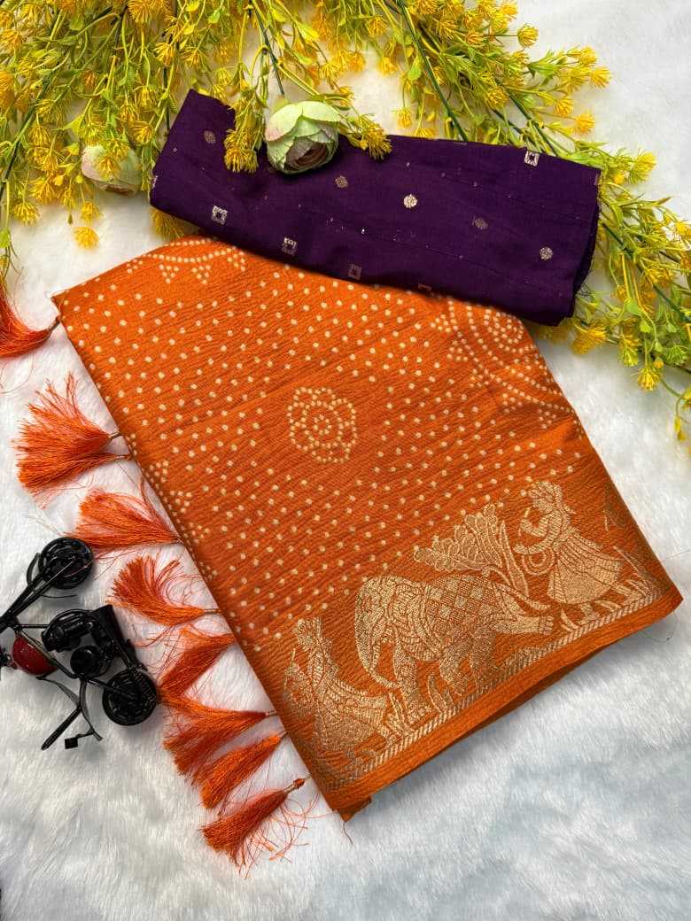 Crepe Silk Gajji Modal Saree