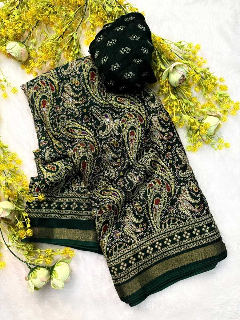 Crepe Silk Gajji Modal Saree