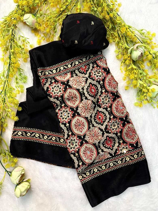 Crepe Designer Saree