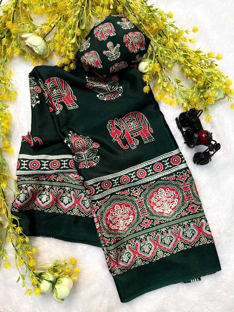 Ajrakh Saree
