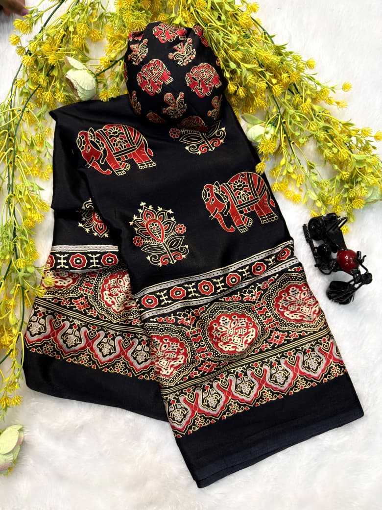 Ajrakh Saree