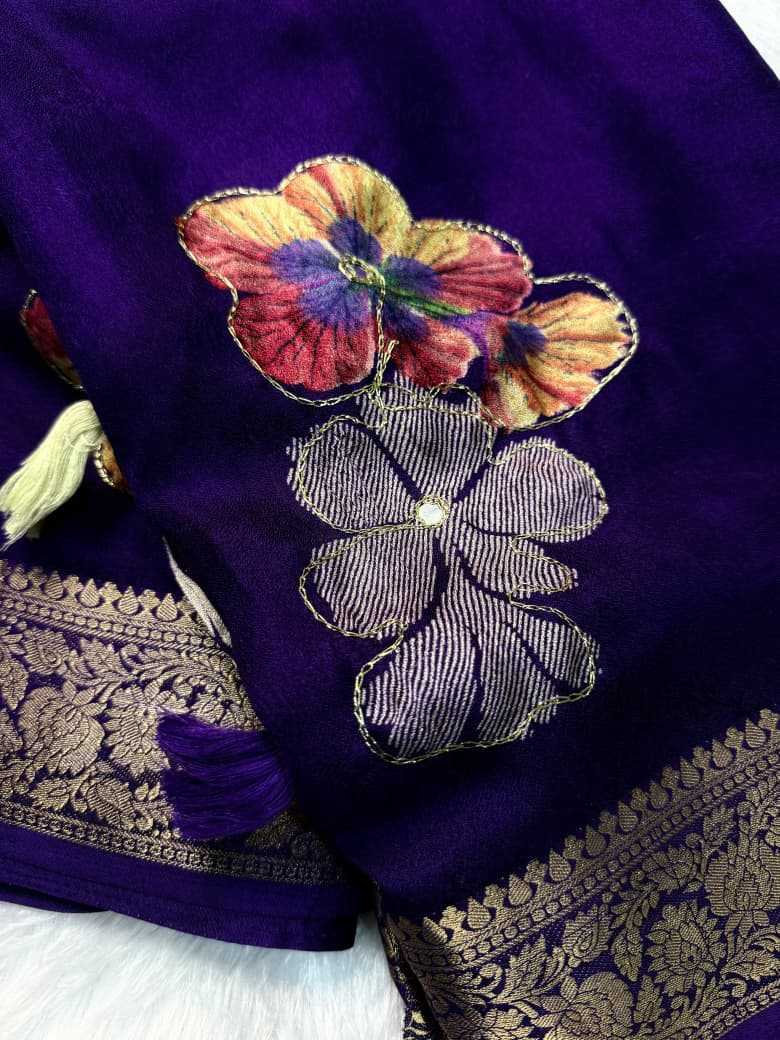 Crepe Silk Saree