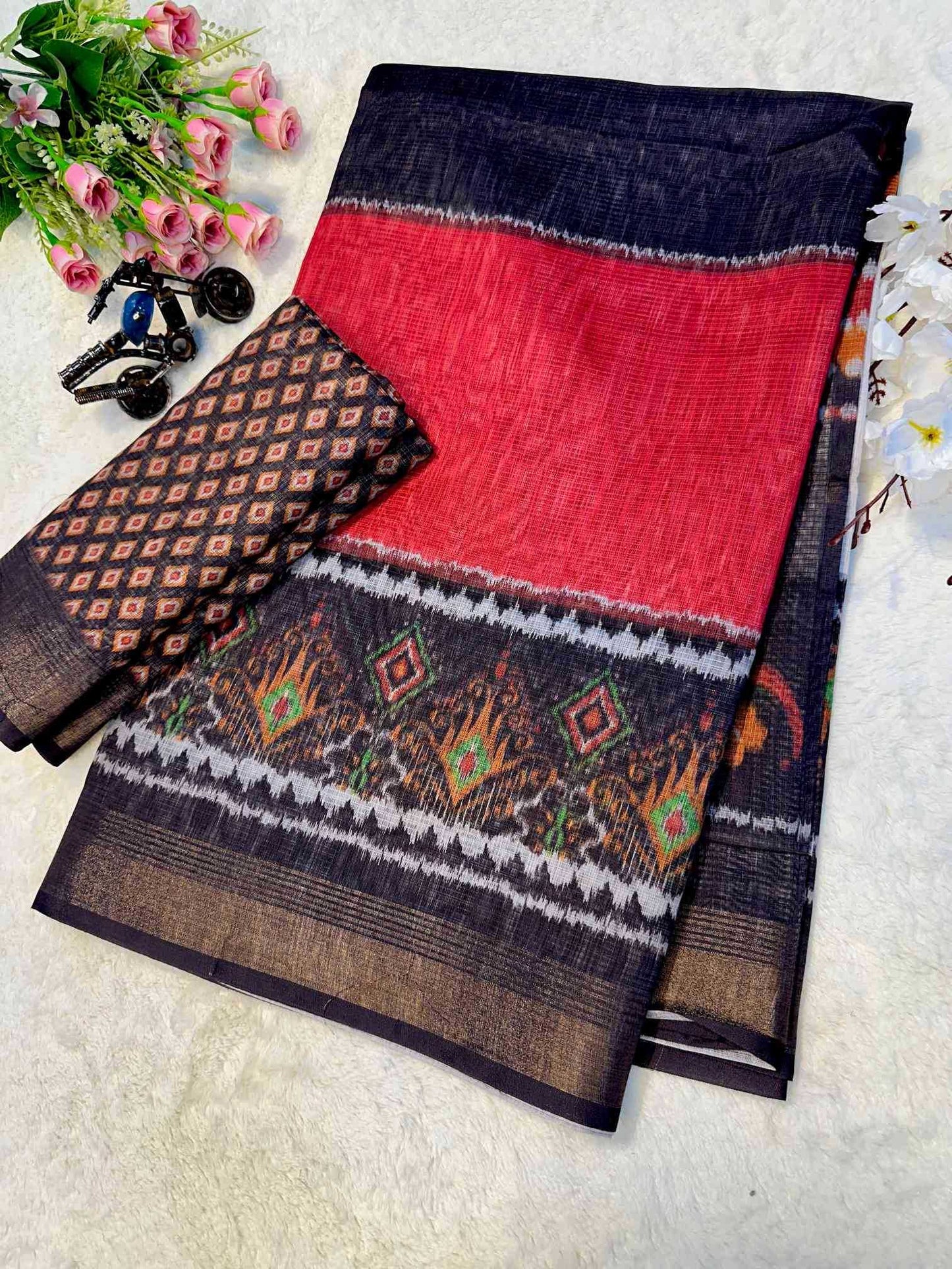 Tussar Silk Saree