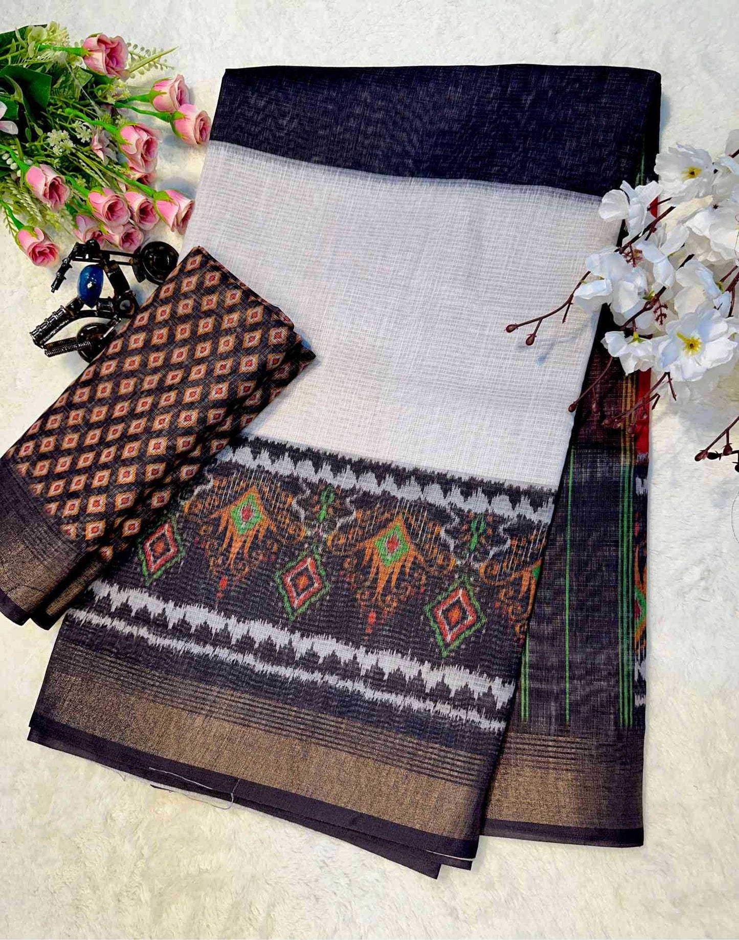 Tussar Silk Saree