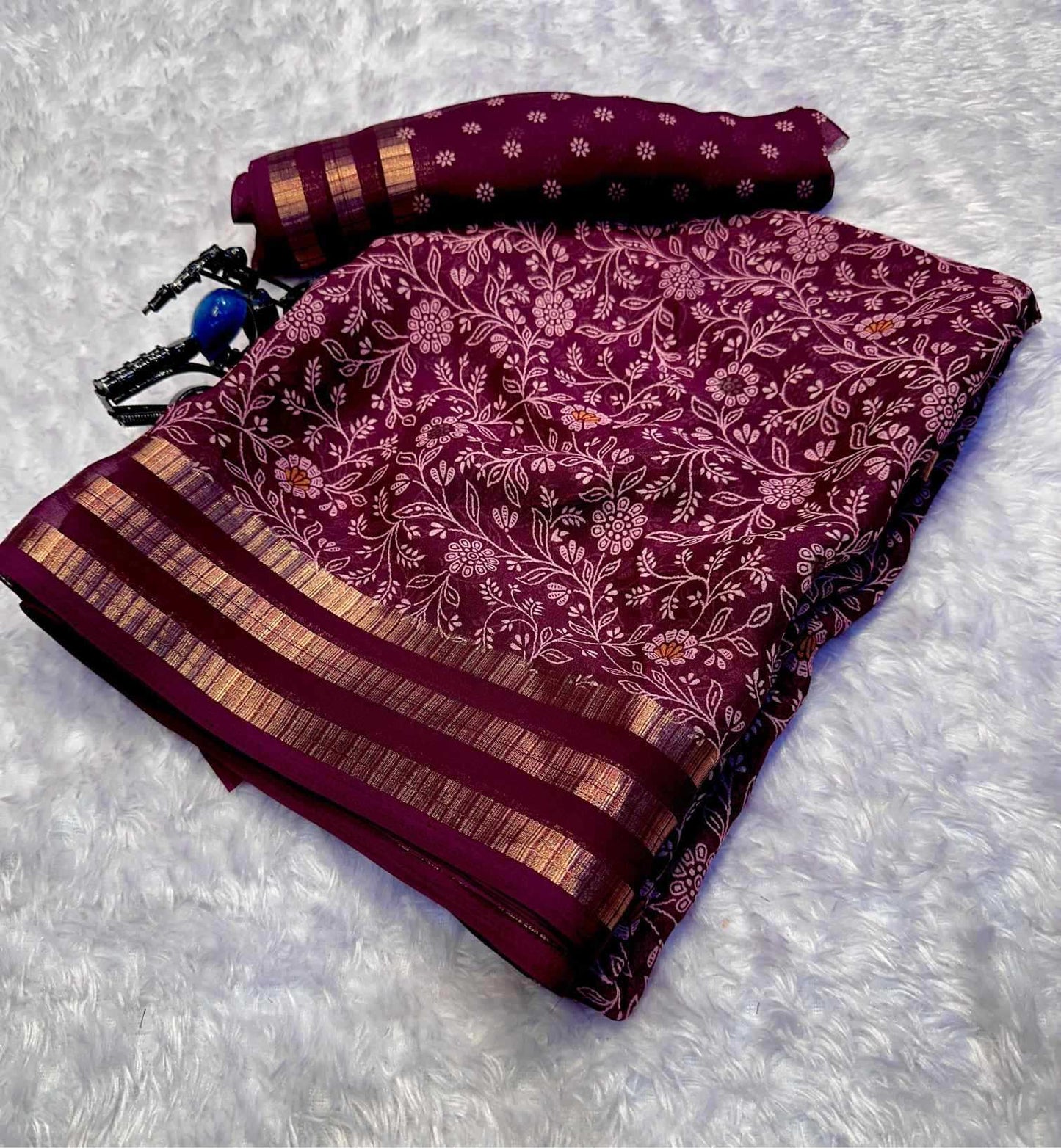 Georgette Designer Saree
