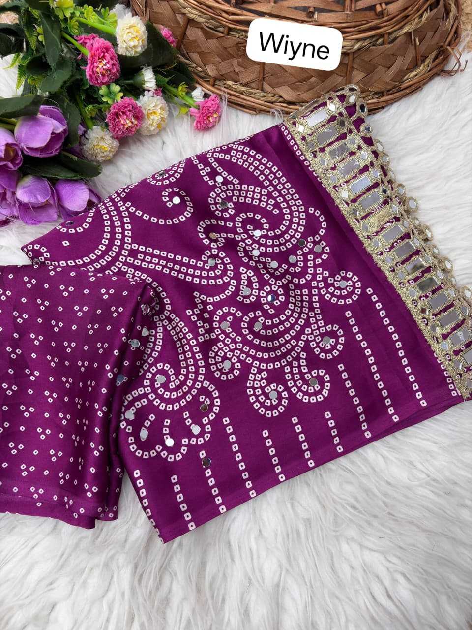 Satin Silk Printed Saree