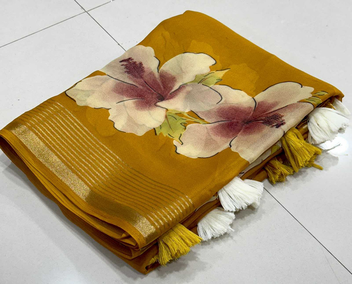 Ahaana Premium Georgette Saree