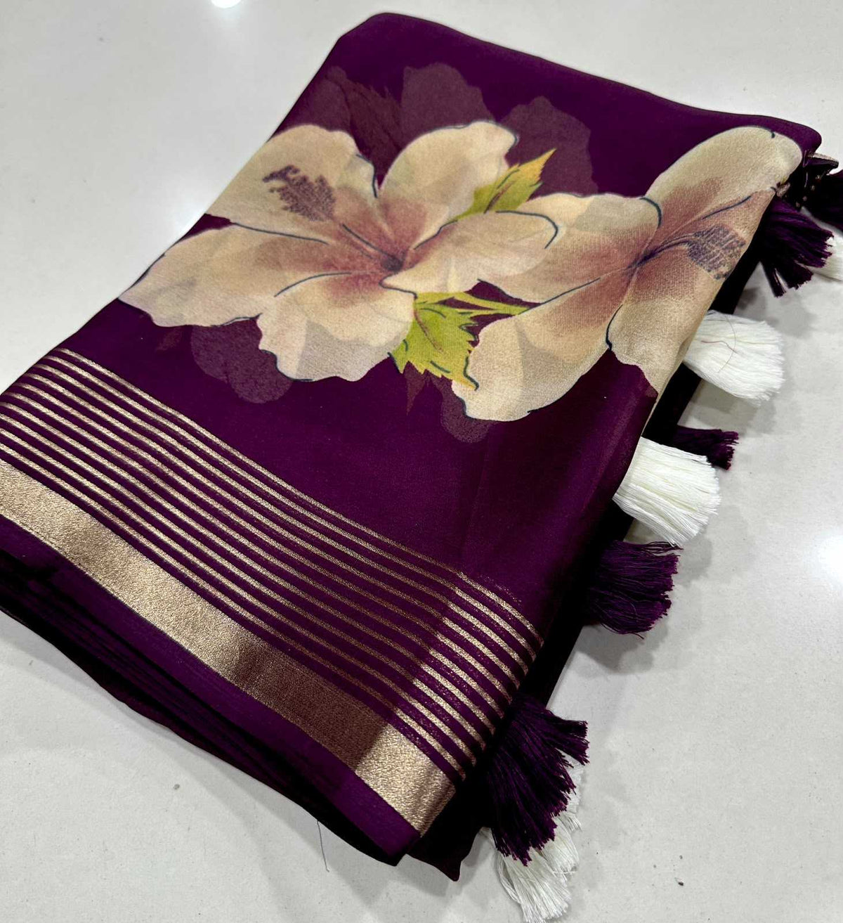 Ahaana Premium Georgette Saree