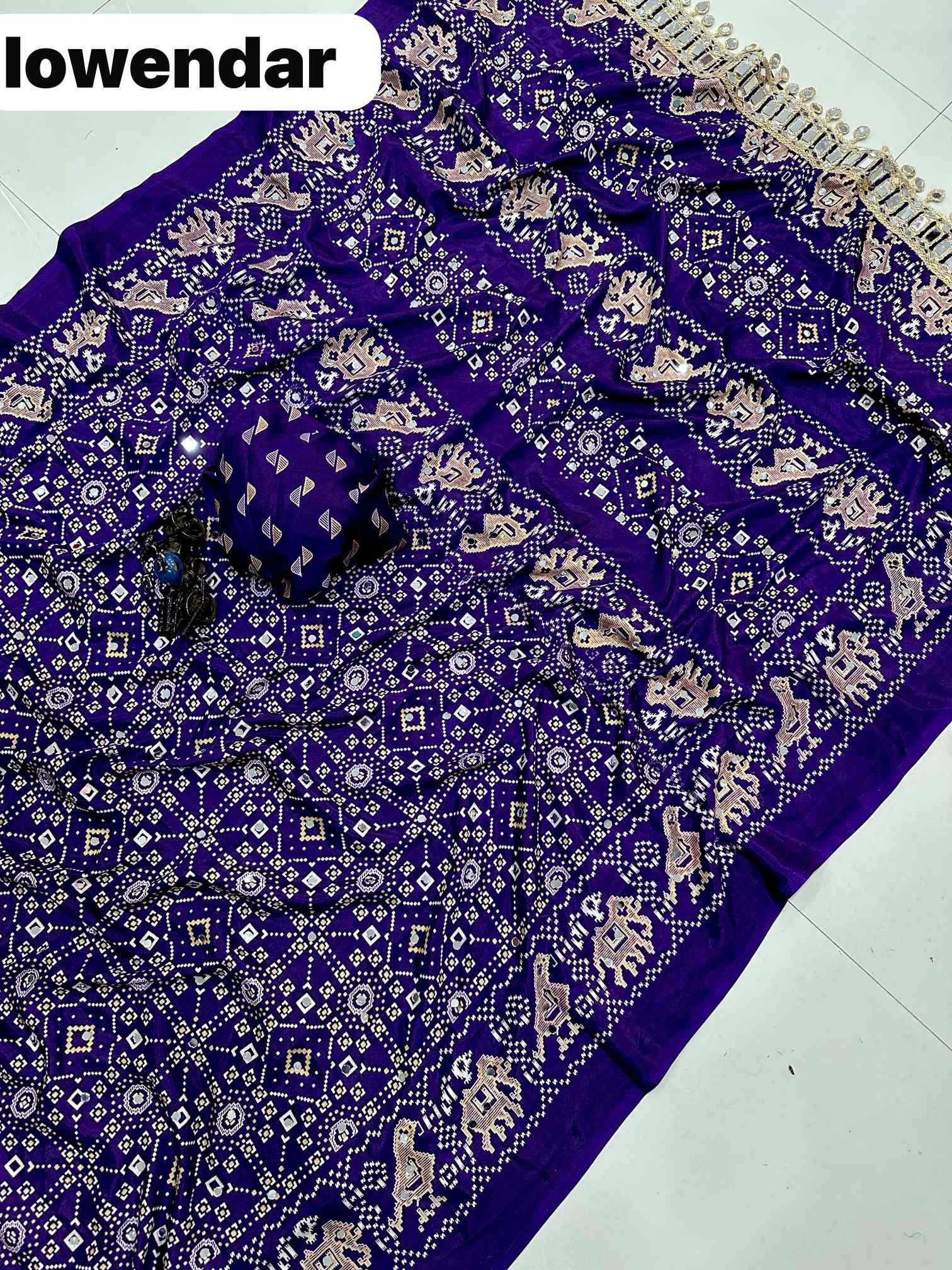 Satin Silk Printed Saree
