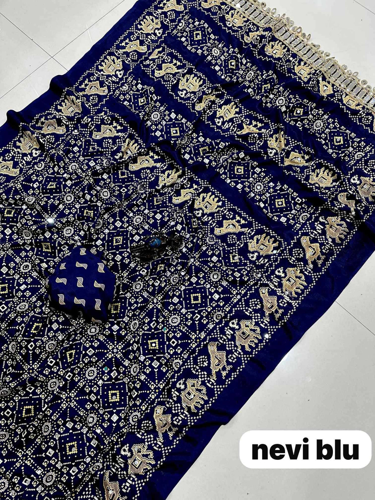 Satin Silk Printed Saree