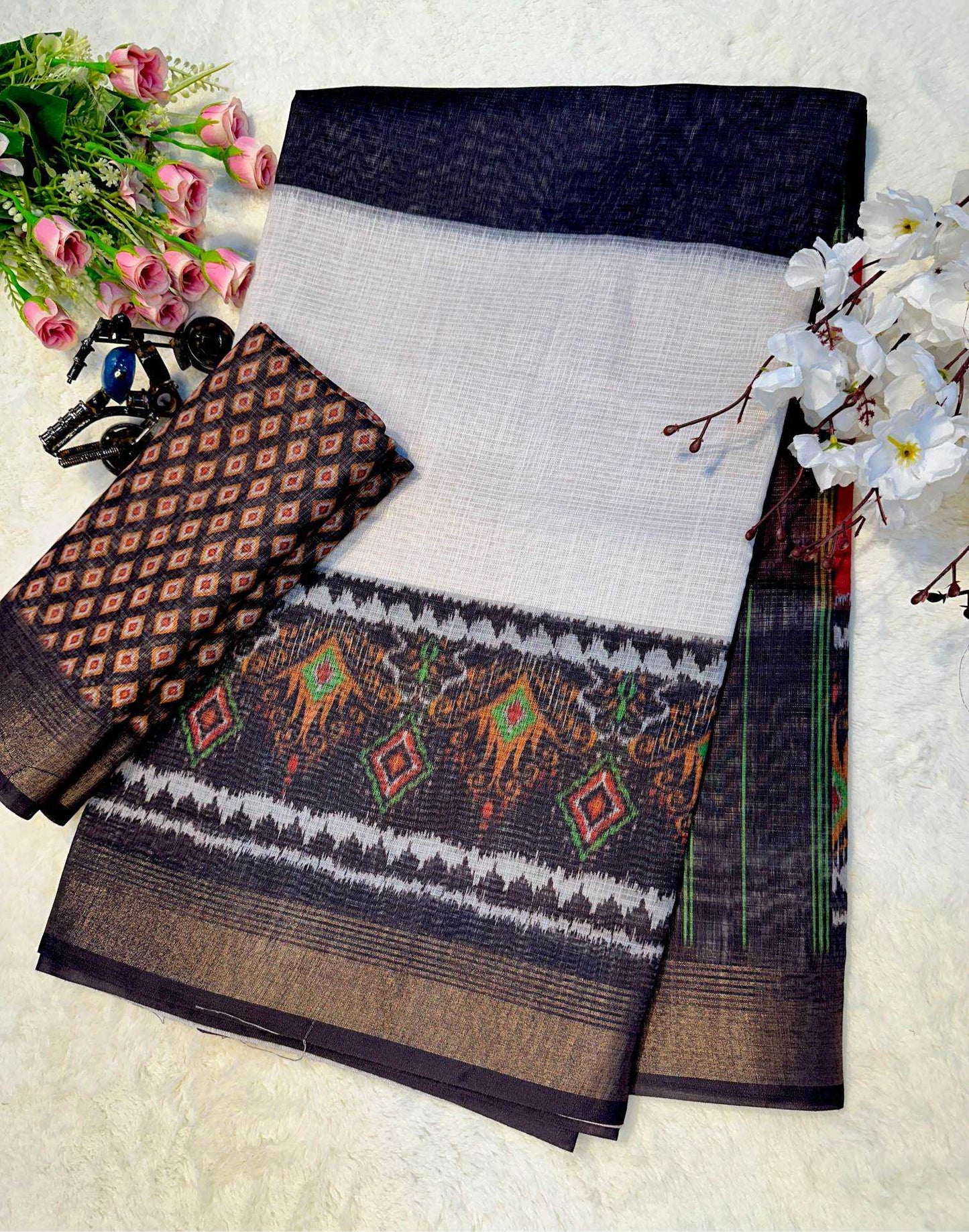 Tussar Silk Saree