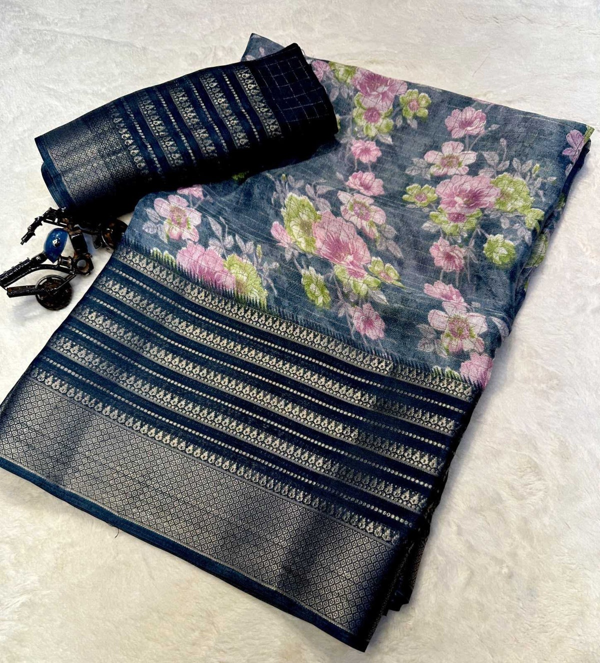 Georgette Fancy Saree