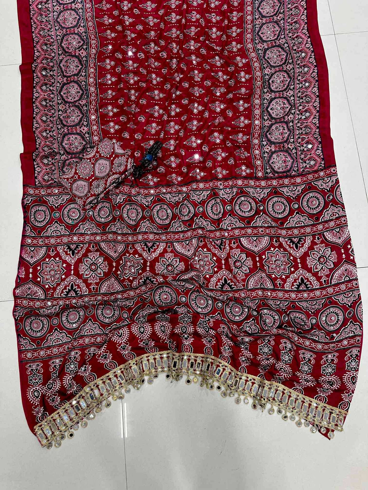 Satin Silk Printed Saree