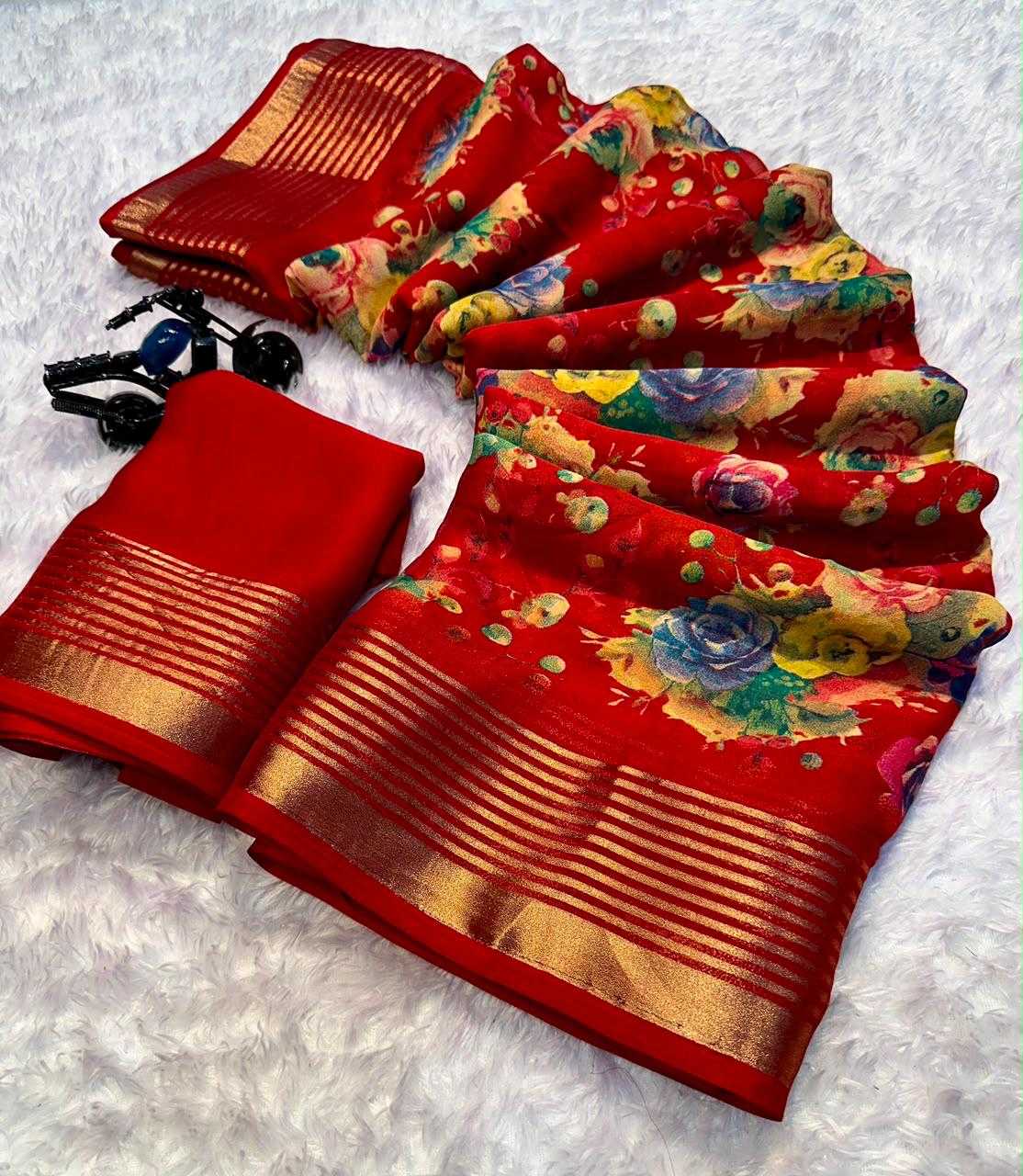 Georgette Designer Saree