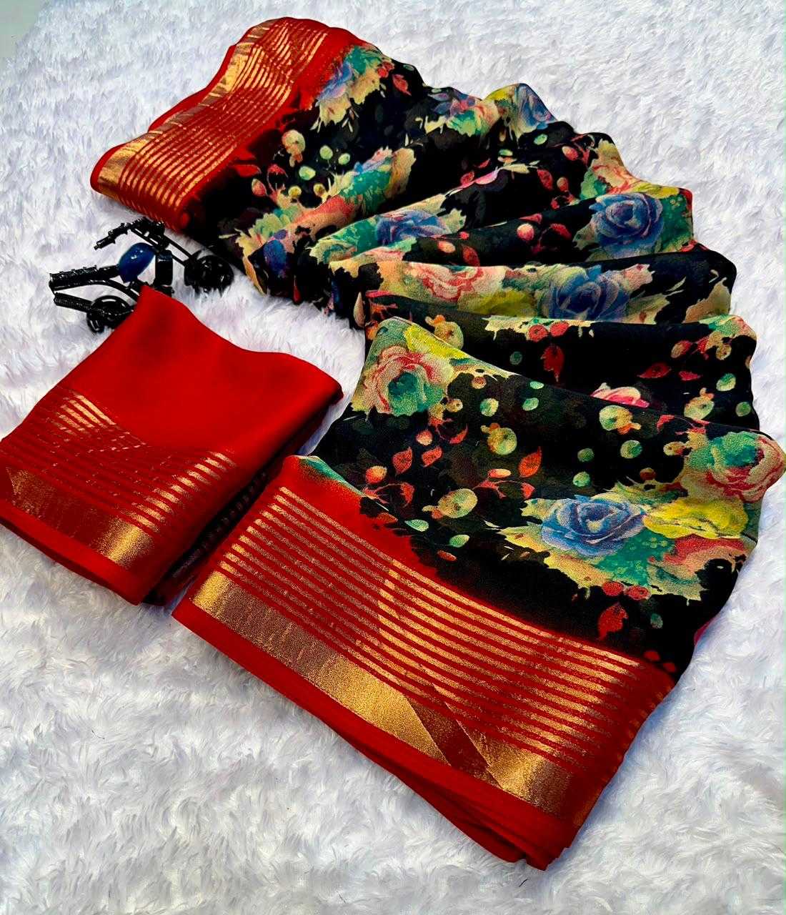 Georgette Designer Saree