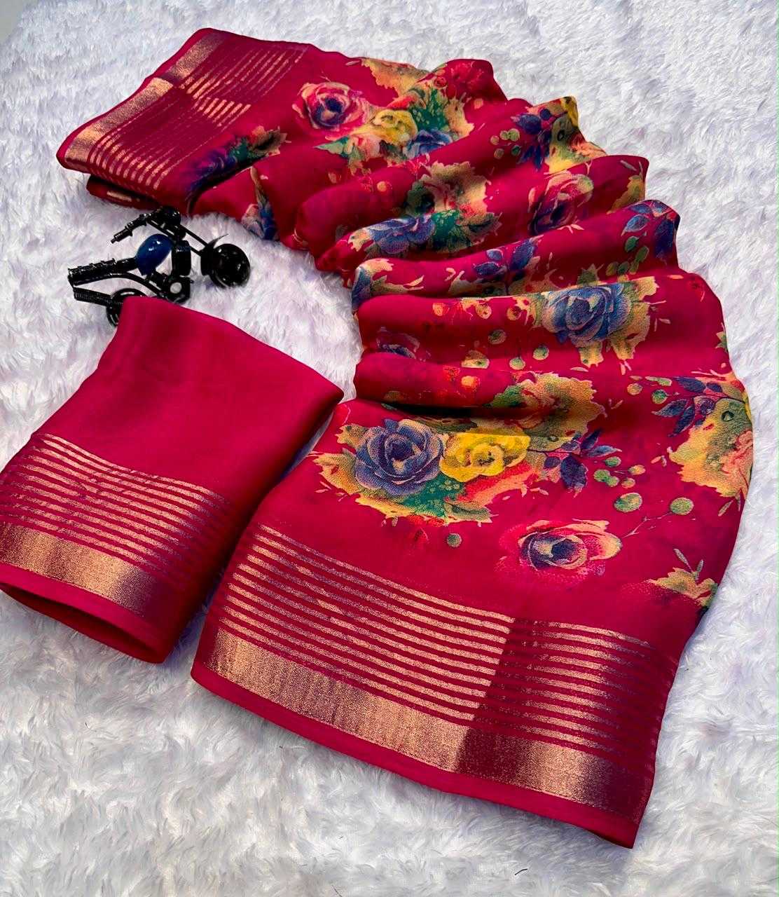 Georgette Designer Saree