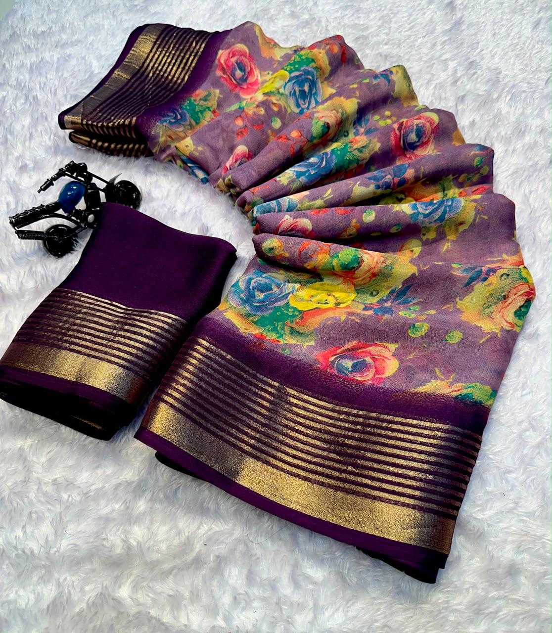 Georgette Designer Saree