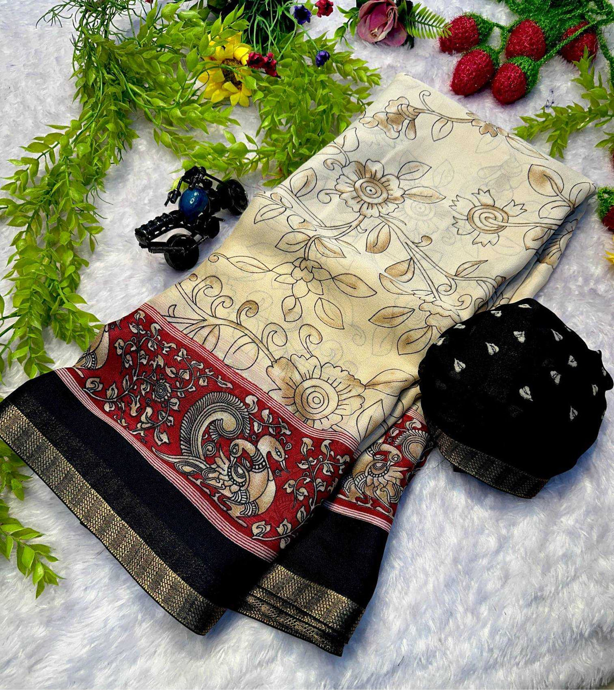 Anvi Premium Georgette Saree